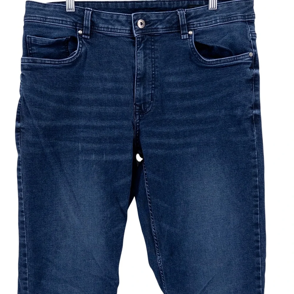The Perfect Jean‎ TPJ Mens 36x32 Athletic Fit Blue Dark Wash Stretch Denim Jeans